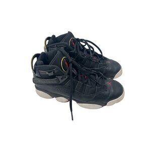 Nike Air Jordan 6 Rings Size 5 Y 323419-063 Rings Black/Red/White
